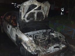Ночью в Харькове сгорело четыре автомобиля, полиция ведет расследование