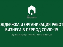 В Крыму запустили сайт для оперативной поддержки и организации работы бизнеса