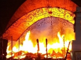 На Буковине сгорела церковь XIX века