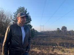 Кличко прибыл в Чернобыльскую зону отчуждения и рассказал о ситуации с пожарами