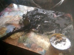 От загоревшейся электроплитки в доме по Александровской начался пожар