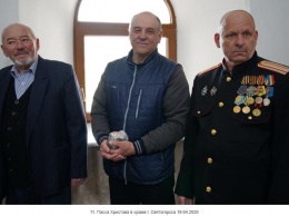 В Святогорской лавре на Пасху засветился террорист ''ДНР'': появилось фото
