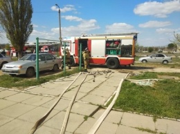 Крымские огнеборцы ликвидирован пожар в Армянске