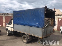 Полиция Кривого Рога задержала 19-летнего водителя с 4 тоннами металла, - ФОТО