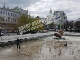 В Днепре отремонтировали фонтан «Муза» (ВИДЕО)