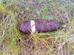 В Каховском районе местный житель обнаружил артиллерийский снаряд времен прошлых воин