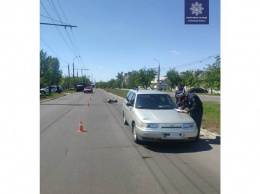 В Северодонецке водитель автомобиля сбил велосипедистку