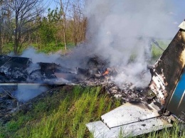 Под Днепром упал небольшой самолет, есть жертвы