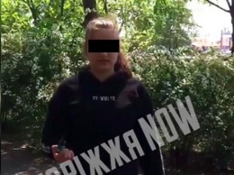 Украинские радикалы заставили облиться зеленкой 13-летнюю девочку и сняли это на видео