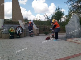 Шефство над местом памяти - мемориал на "Вотане" привели в порядок (фото)