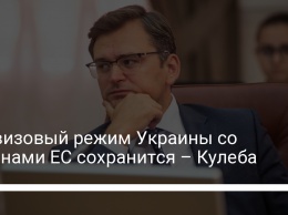 Безвизовый режим Украины со странами ЕС сохранится - Кулеба