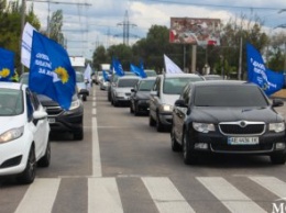 В Днепре команда «ОП-За жизнь» организовала автопробег в честь праздника Победы (ФОТОРЕПОРТАЖ)