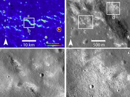 На Луне обнаружены признаки тектонической активности
