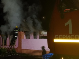 Ночной пожар в Бериславе: поджог частного дома