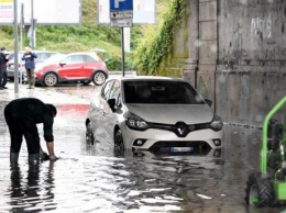В Милане сильные ливни привели к затоплению города