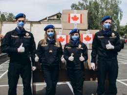 Канадская полицейская миссия передала Нацгвардии Украины 17 тыс. респираторов