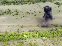 На Николаевщине спасатели уничтожили крупную партию взрывчатки (ВИДЕО)