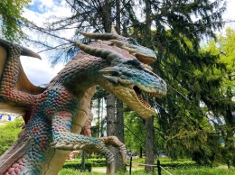 В Киеве открылась выставка живых драконов: фото