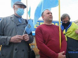 Харьковчане провели акцию в поддержку крымских татар