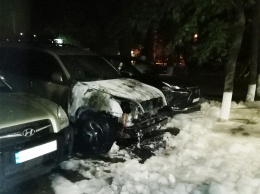 За ночь в Николаеве и области сгорели 3 иномарки (ФОТО)