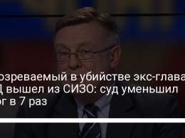 Подозреваемый в убийстве экс-глава МИД вышел из СИЗО: суд уменьшил залог в 7 раз