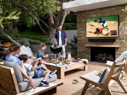 Телевизоры Samsung Terrace формата 4К подходят для открытых пространств