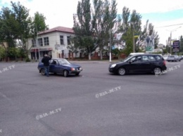 В Мелитополе на центральном проспекте очередное ДТП (фото)