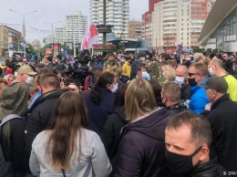 В Минске прошел пикет в поддержку оппозиционных кандидатов в президенты