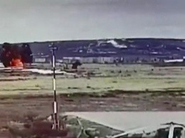 Падение вертолета Ми-8 на Чукотке попало на видео