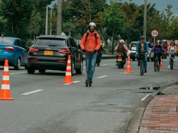В Киеве создадут сеть временных дорожек для велосипедов и электросамокатов