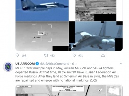 Пентагон заявил о переброске в Ливию российских военных самолетов
