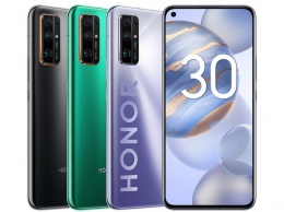 В России официально представлены смартфоны Honor 30 и Honor 30S