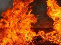 В Рубежном горело заброшенное здание