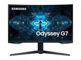 Samsung начинает продажи сильновогнутого монитора Odyssey G7 для геймеров