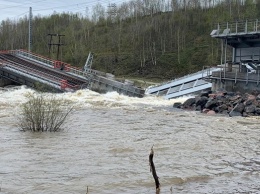 В России рухнул железнодорожный мост