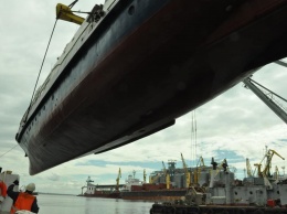 Одесский судоремонтный завод спустил на воду пассажирский теплоход