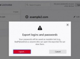 В Firefox появится функция экспорта паролей в текстовом виде