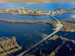Рекордные наводнения в финской Лапландии: из-за таяния снега в регионе затопило дороги