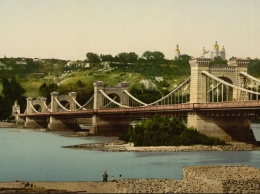 Как взорвали Николаевский мост в Киеве