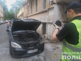 Полиция Одессы показала, как задерживала поджигателей авто адвоката