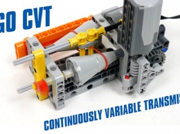 Из деталей Lego построили функционирующую трансмиссию CVT (ВИДЕО)