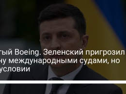 Сбитый Boeing. Зеленский пригрозил Ирану международными судами, но при условии