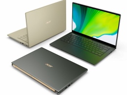 Acer представила обновленный Swift 5: первый ноутбук на платформе Intel Tiger Lake