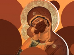 На иконе Богородицы в России "появилась" маска: ФОТО "жуткого предзнаменования" COVID-19