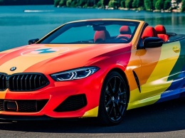 BMW перекрасила логотип в радужные цвета