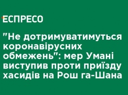 "Не будут придерживаться коронавирусных ограничений": мэр Умани выступил против приезда хасидов на Рош ха-Шана