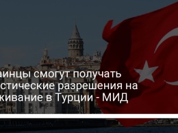 Украинцы смогут получать туристические разрешения на проживание в Турции - МИД