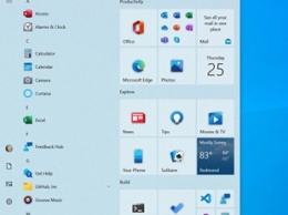 Новое меню «Пуск» Windows 10 в подробностях