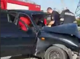 Появилось видео с регистратора БМВ, попавшего в жуткую аварию на трассе возле Кирилловки