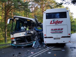 В Польше столкнулись три автобуса, травмы получили 14 человек